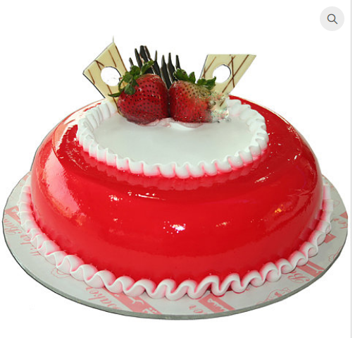 Strawberry Cold Cake